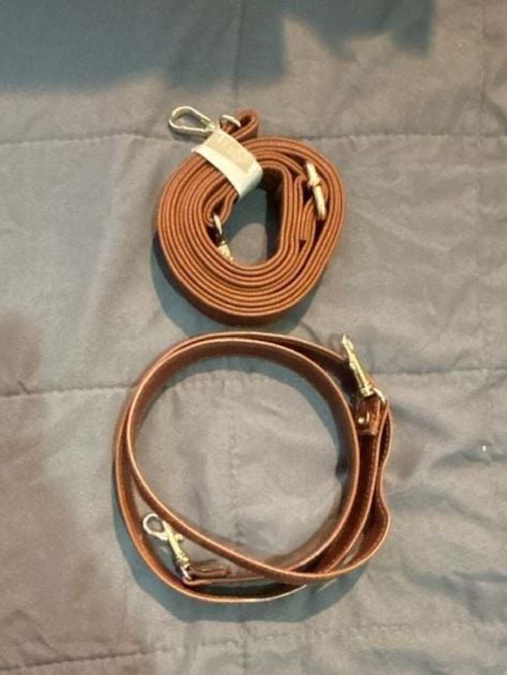 Set of 2 Replacement Purse Straps Brown Crossbody